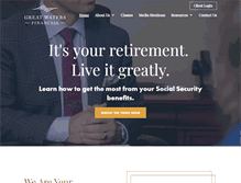 Tablet Screenshot of greatwatersfinancial.com